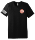 Bravo Battery 1-51 ADA Unisex Triblend Short Sleeve Tee with Right Sleeve Flag