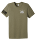 Bravo Battery 1-51 ADA Triblend Short Sleeve Tee with Back Design & Right Sleeve Flag
