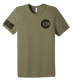 Bravo Battery 1-51 ADA Unisex Triblend Short Sleeve Tee with Right Sleeve Flag