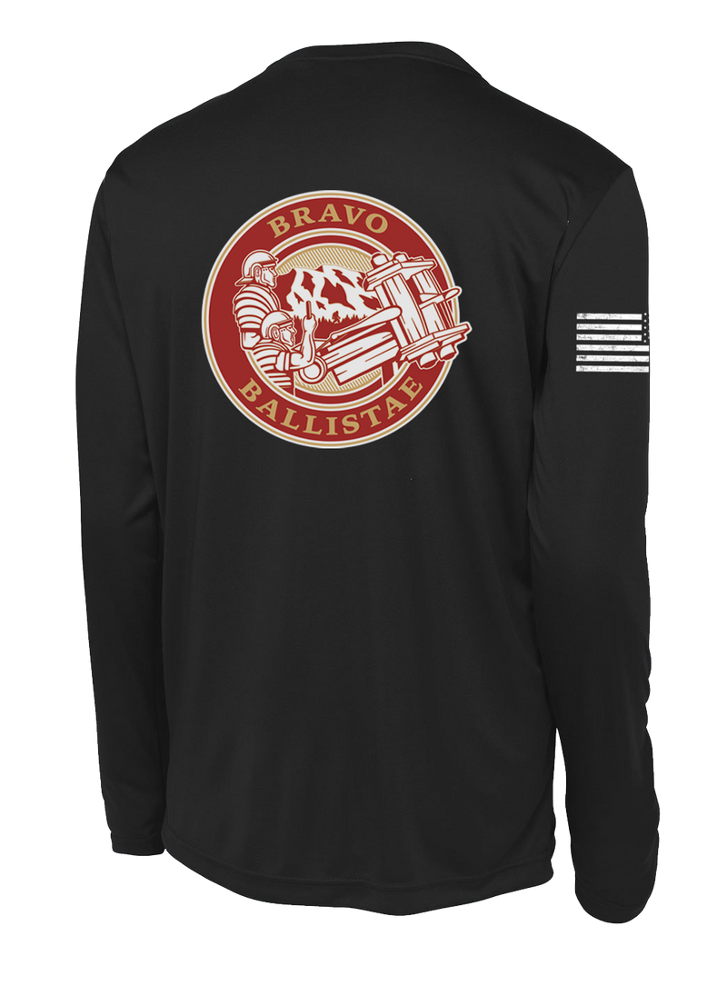 Bravo Battery 1-51 ADA Long Sleeve Competitor Tee with two sleeve print