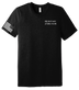 Bravo Det 373rd MI BN Unisex Triblend Short Sleeve Tee with Right Sleeve Flag
