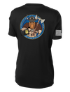 Bravo Det 373rd MI BN Ladies Competitor Tee with Right Sleeve Flag