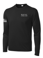 Bravo Det 373rd MI BN Long Sleeve Competitor Tee with Right Sleeve Flag