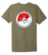 Bronco Troop 1-14 CAV Unisex Triblend Short Sleeve Tee (Black PT Approved)