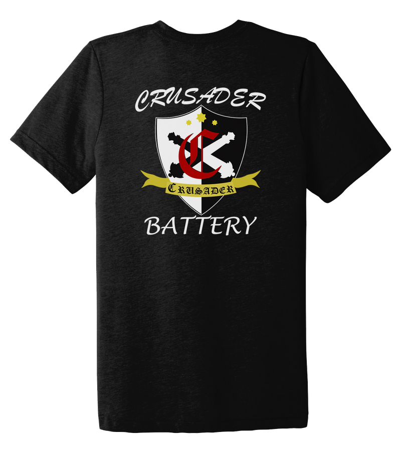 Crusader Battery 1-37 FA Unisex Triblend Short Sleeve Tee