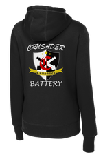 Crusader Battery 1-37 FA Ladies Poly/Cotton Blend Hoodie