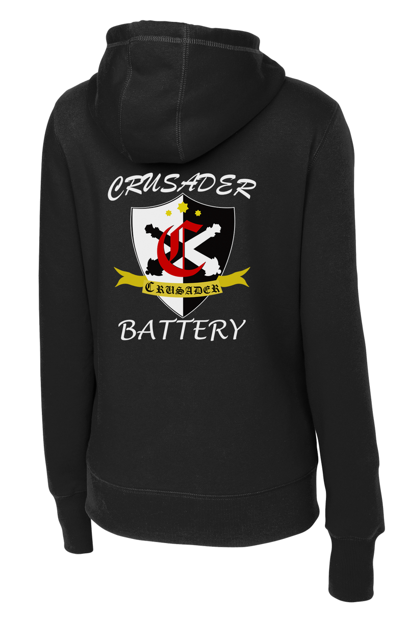 Crusader Battery 1-37 FA Ladies Poly/Cotton Blend Hoodie