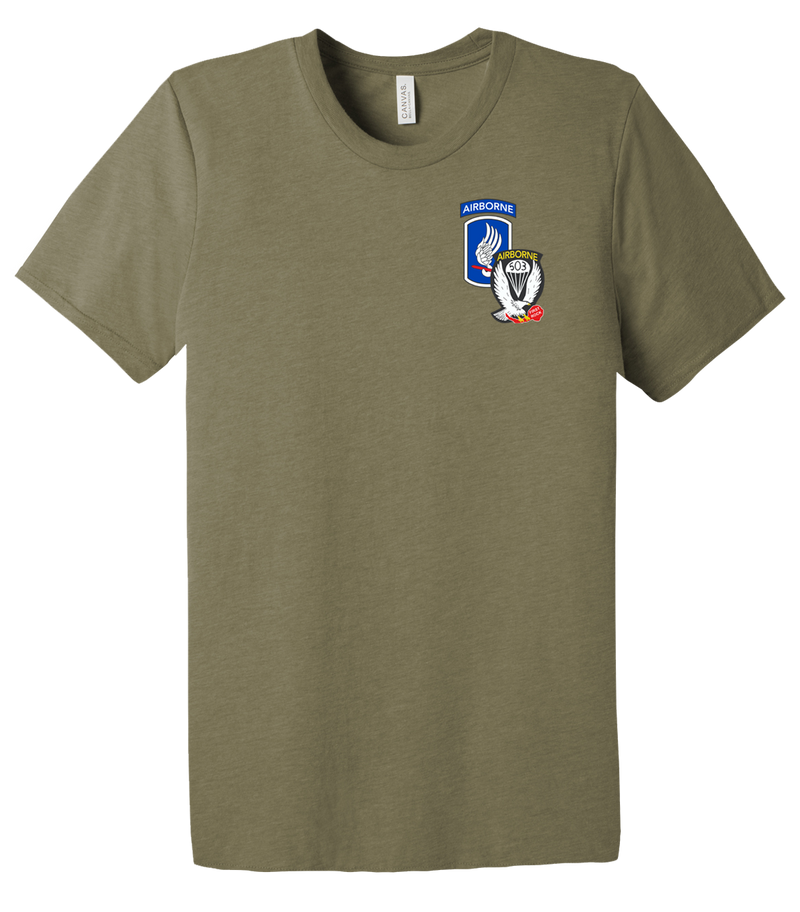 Scout Platoon HHC 1-503rd Airborne Triblend Short Sleeve Tee