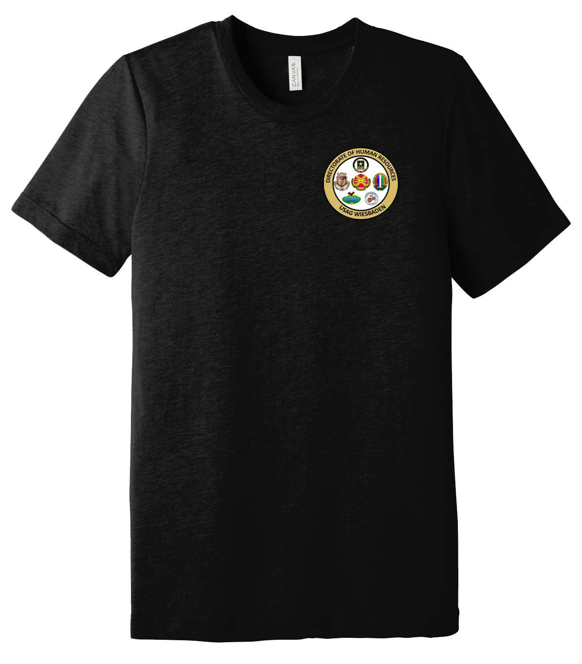 Directorate of Human Resources USAG Wiesbaden Unisex Triblend Short Sleeve Tee