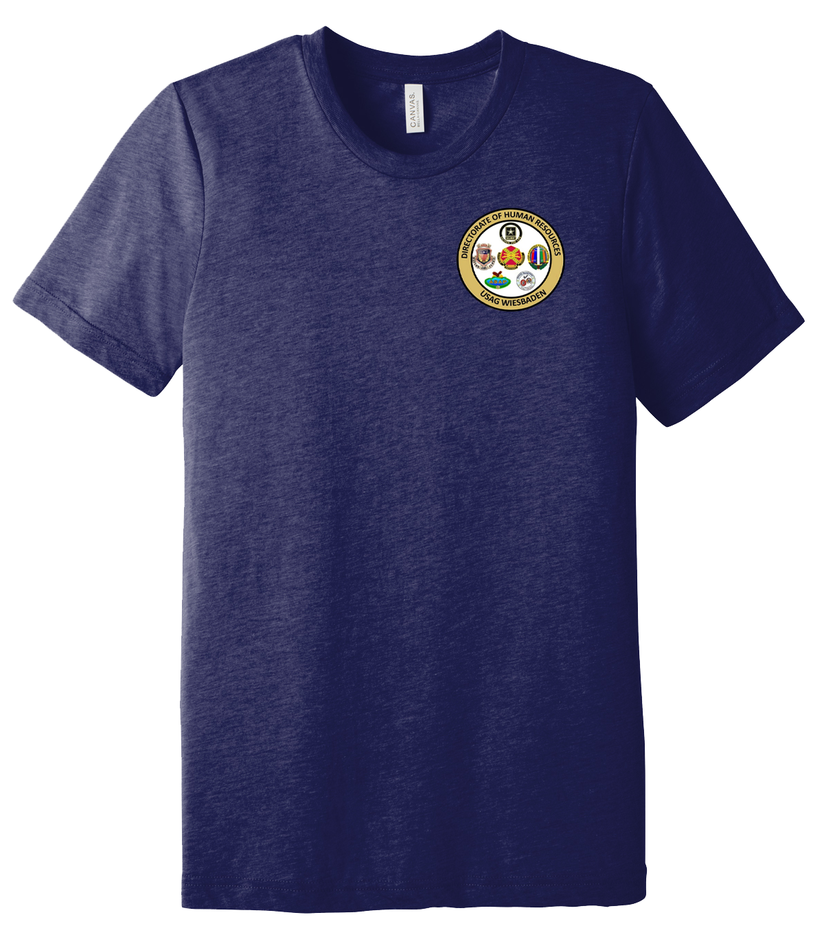 Directorate of Human Resources USAG Wiesbaden Unisex Triblend Short Sleeve Tee