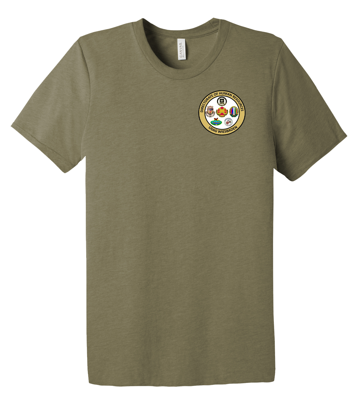 Directorate of Human Resources USAG Wiesbaden Unisex Triblend Short Sleeve Tee
