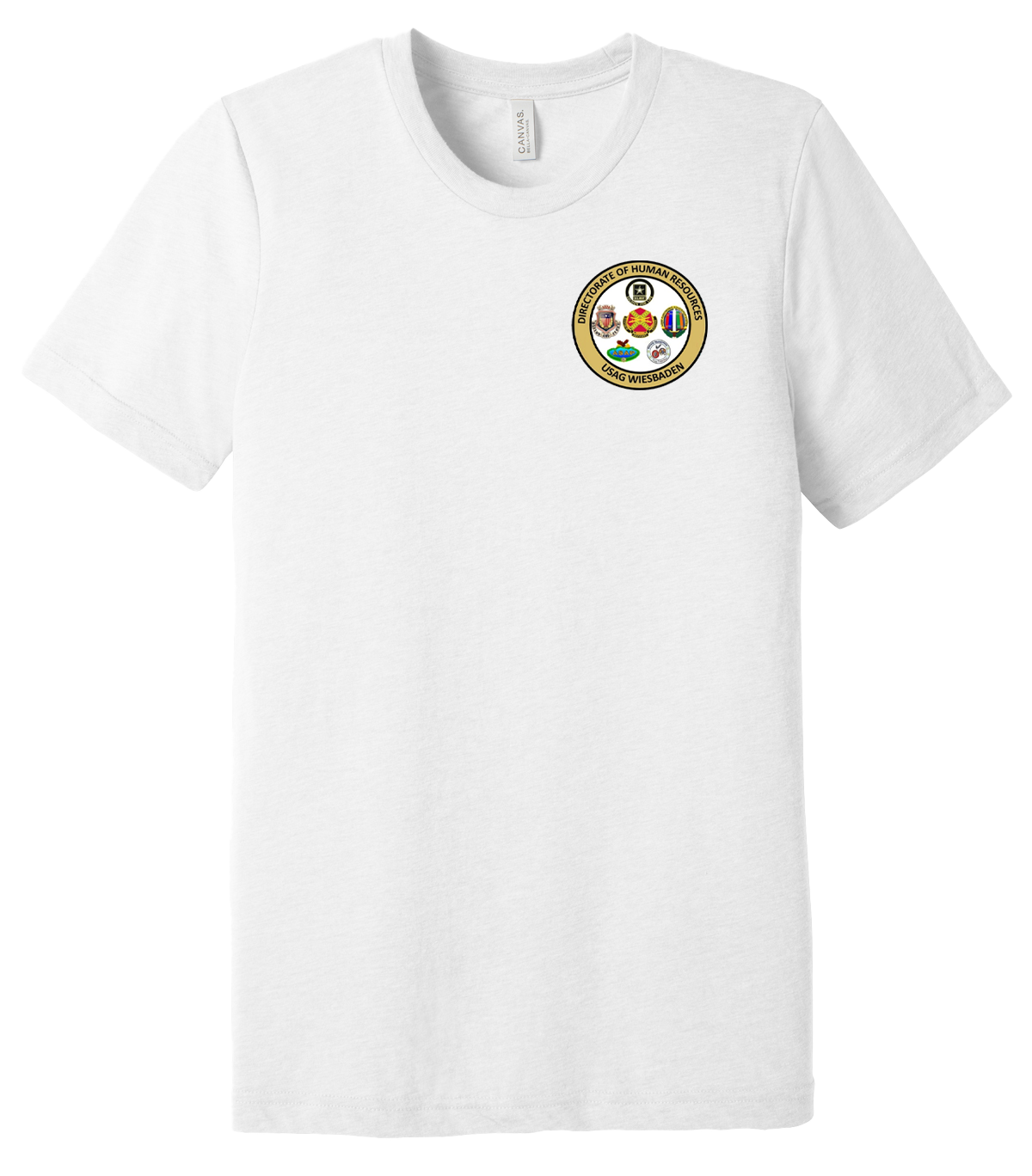 Directorate of Human Resources USAG Wiesbaden Unisex Triblend Short Sleeve Tee