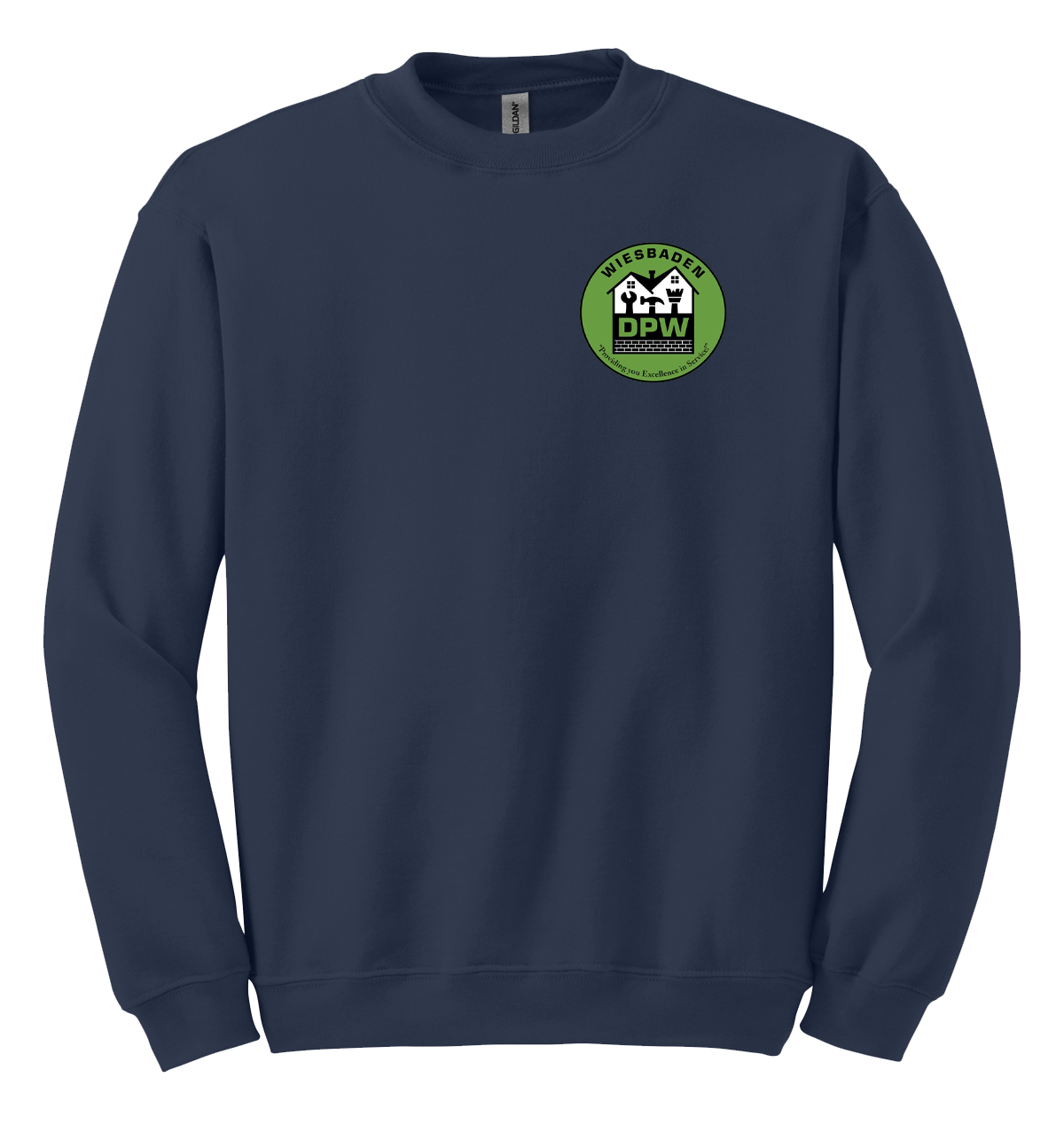 Department of Public Works USAG Wiesbaden Blend Crewneck Sweatshirt
