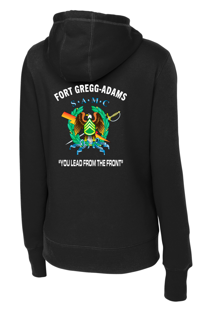 SAMC Fort Gregg-Adams Ladies Poly/Cotton Blend Hoodie