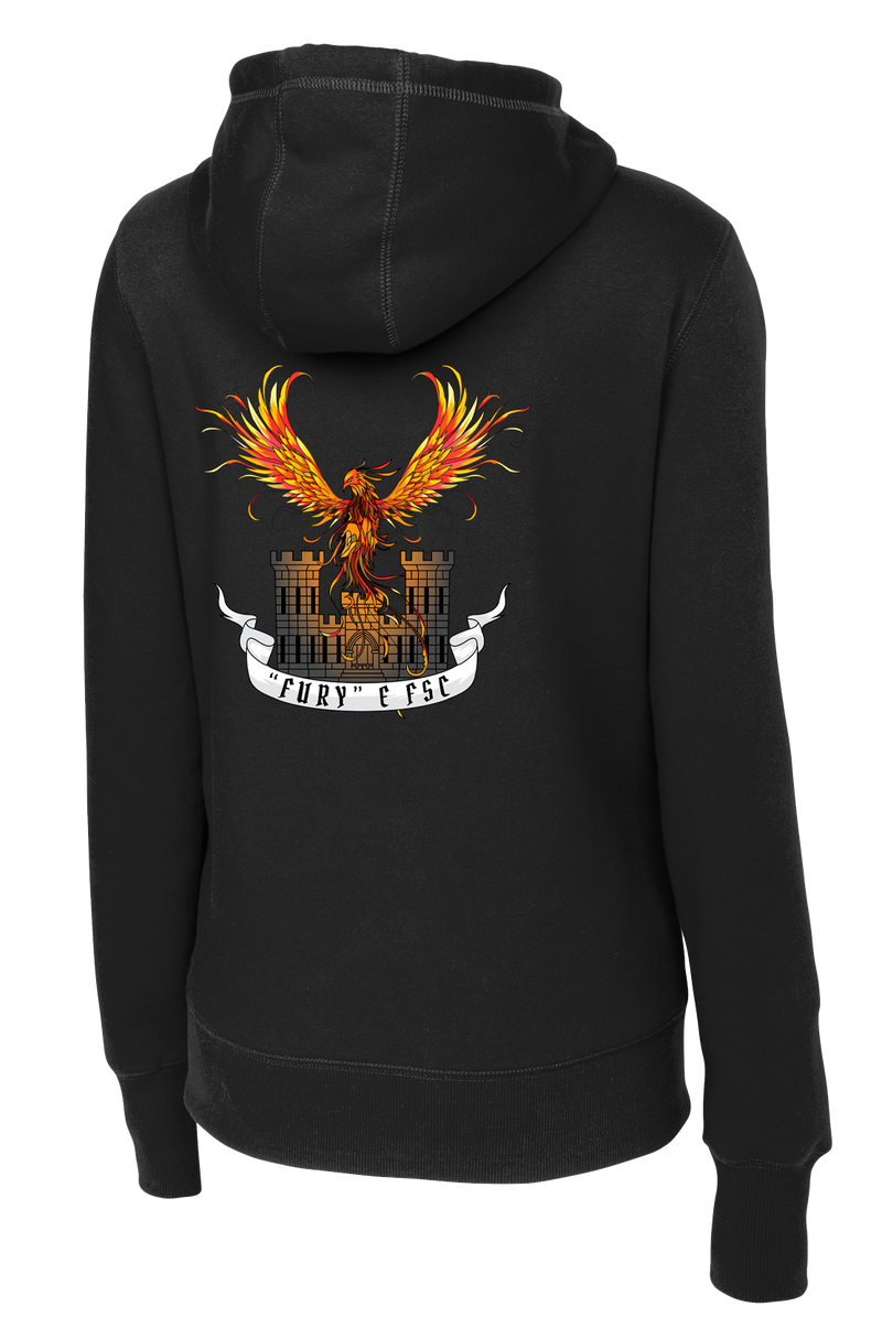 Fury Company 14th BEB Ladies Poly/Cotton Blend Hoodie