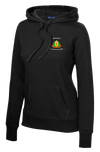 HHC 147th Field Hospital Ladies Poly/Cotton Blend Hoodie with Flag with Effects on Right Sleeve