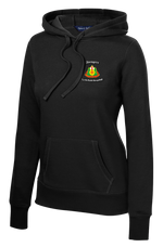 HHC 147th Field Hospital Ladies Poly/Cotton Blend Hoodie with Flag with Effects on Right Sleeve