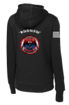 HHC 147th Field Hospital Ladies Poly/Cotton Blend Hoodie with Flag with Effects on Right Sleeve