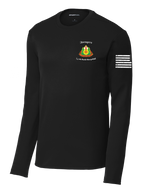 HHC 147th Field Hospital Fleece Pullover Crew with Flag with Effects on Right Sleeve