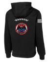 HHC 147th Field Hospital Poly/Cotton Blend Hoodie with Flag with Effects on Right Sleeve