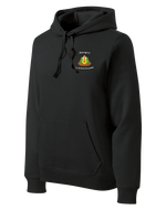 HHC 147th Field Hospital Poly/Cotton Blend Hoodie with Flag with Effects on Right Sleeve