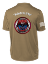 HHC 147th Field Hospital Competitor Tee with Flag with Effects on Right Sleeve
