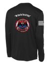 HHC 147th Field Hospital Long Sleeve Competitor Tee with Flag with Effects on Right Sleeve