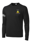 HHC 147th Field Hospital Long Sleeve Competitor Tee with Flag with Effects on Right Sleeve