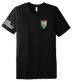 HHC 201st EMIB Unisex Triblend Short Sleeve Tee with Flag with Effects on Right Sleeve