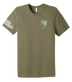 HHC 201st EMIB Unisex Triblend Short Sleeve Tee with Flag with Effects on Right Sleeve