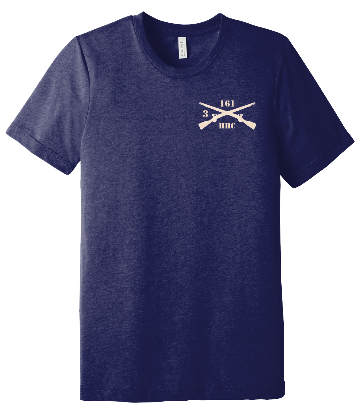 HHC 3-161 Infantry Unisex Triblend Short Sleeve Tee