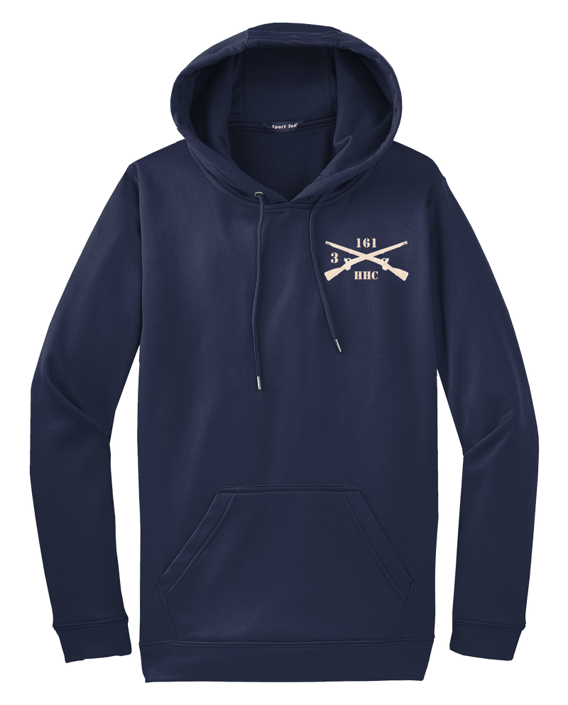 HHC 3-161 Infantry Fleece Hooded Pullover