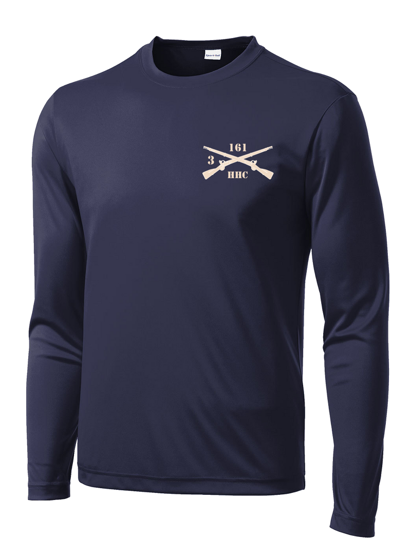 HHC 3-161 Infantry Long Sleeve Competitor Tee