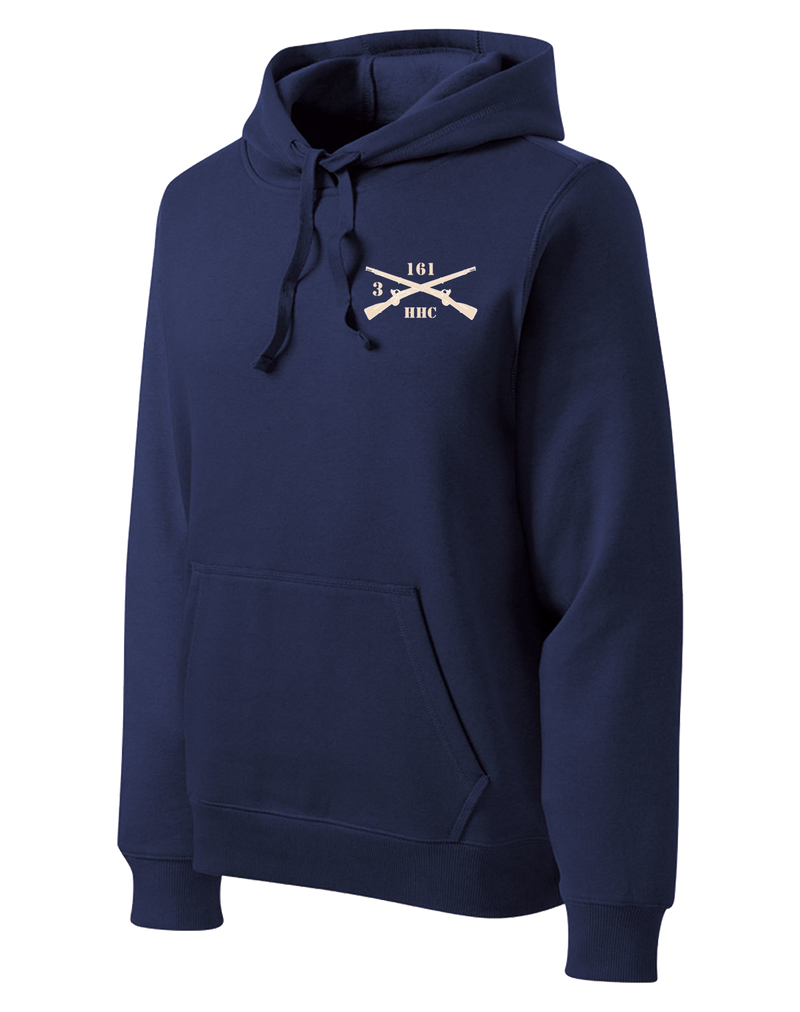 HHC 3-161 Infantry Poly/Cotton Blend Hoodie