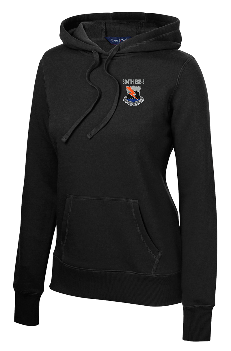 HHC 304TH ESB-E Ladies Poly/Cotton Blend Hoodie with Right Sleeve Flag