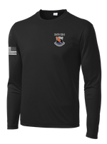 HHC 304TH ESB-E Long Sleeve Competitor Tee with Right Sleeve Flag