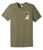 HHC 62nd Medical Brigade Unisex Triblend Short Sleeve Tee