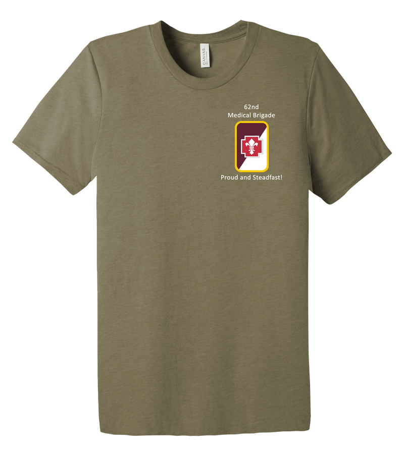 HHC 62nd Medical Brigade Unisex Triblend Short Sleeve Tee