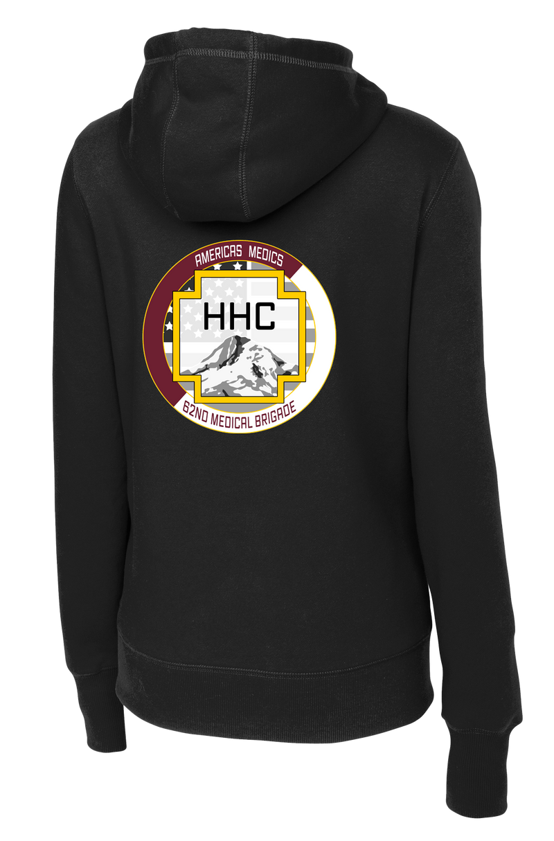 HHC 62nd Medical Brigade Ladies Poly/Cotton Blend Hoodie