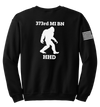 HHD 373rd MI BN Blend Crewneck Sweatshirt with Right Sleeve Flag