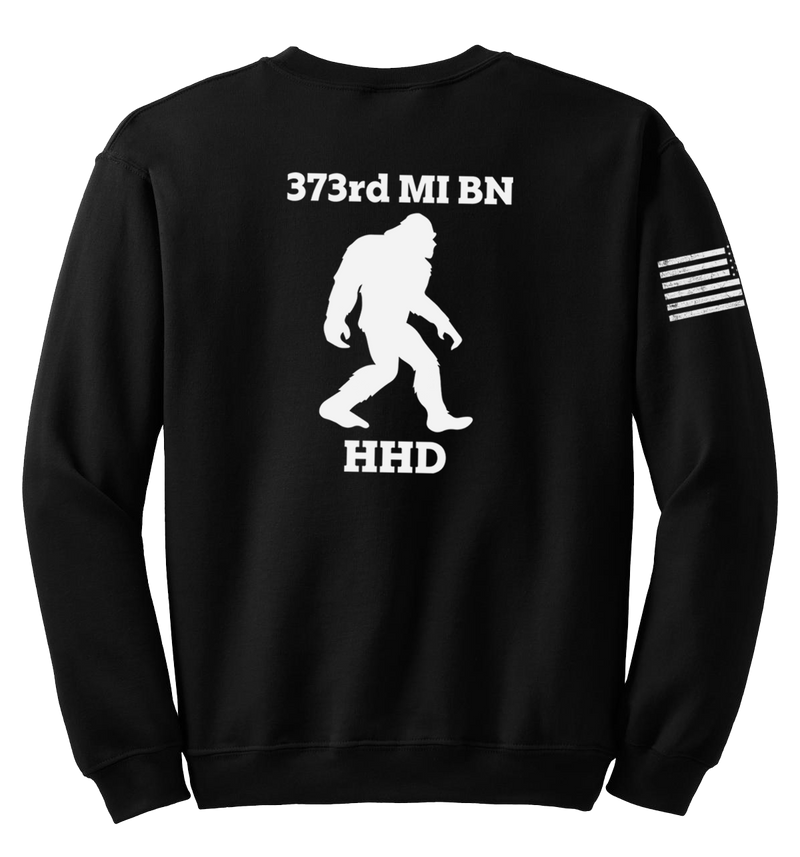 HHD 373rd MI BN Blend Crewneck Sweatshirt with Right Sleeve Flag