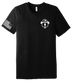 HHD 373rd MI BN Unisex Triblend Short Sleeve Tee with Right Sleeve Flag