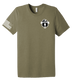 HHD 373rd MI BN Unisex Triblend Short Sleeve Tee with Right Sleeve Flag
