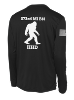 HHD 373rd MI BN Long Sleeve Competitor Tee with Right Sleeve Flag