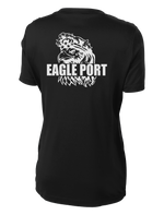 62D Aerial Port Squadron Ladies Competitor Tee Eagle Port with Headband on Eagle