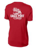 62D Aerial Port Squadron Ladies Competitor Tee Eagle Port with Headband on Eagle