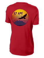 62D Aerial Port Squadron Ladies Competitor Tee 62D APS Design