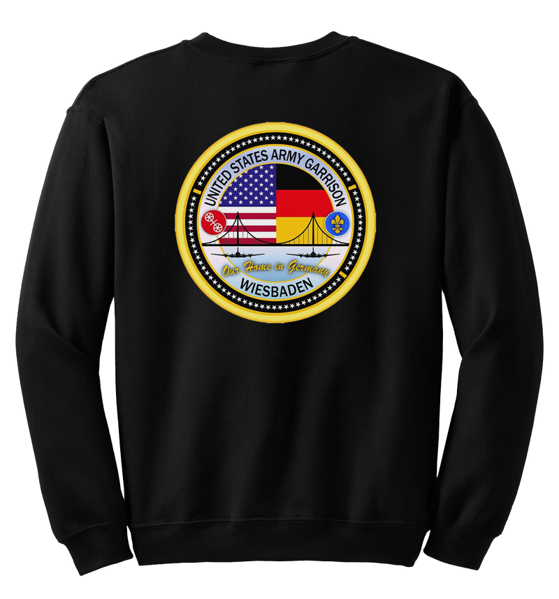 Army Community Service USAG Wiesbaden Blend Crewneck Sweatshirt