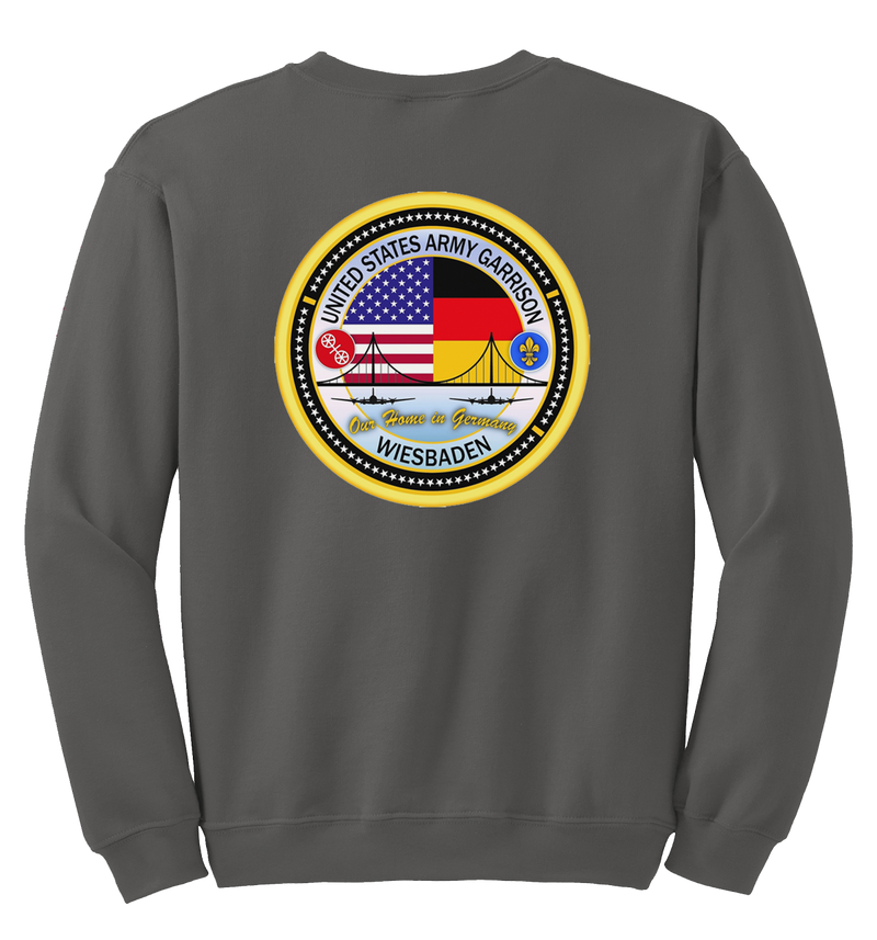 Army Community Service USAG Wiesbaden Blend Crewneck Sweatshirt