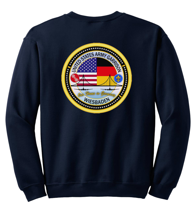 Army Community Service USAG Wiesbaden Blend Crewneck Sweatshirt